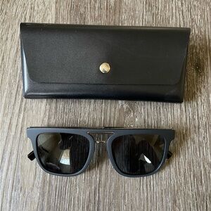 Salvatore Ferragamo Black Sunglasses with Case